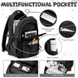 winspansy Small Backpack For School Girls Boys Aesthetic Lightweight Travel Daypack Simple Cute Backpack For Women Men College High School Bookbag Fit 14 Inch Laptop,Black