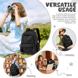winspansy Small Backpack For School Girls Boys Aesthetic Lightweight Travel Daypack Simple Cute Backpack For Women Men College High School Bookbag Fit 14 Inch Laptop,Black
