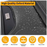 WireHot 3 - Piece Softside Expandable Luggage Set with Front Open Pocket, Lightweight and Durable Oxford Fabric Suitcase Set with TSA Lock (Gray, 20in/24in/28in)