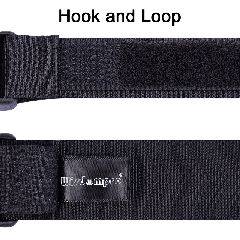 Wisdompro 2 Pcs Add a Bag Luggage Strap, Heavy Duty Adjustable Suitcase Belt Travel Attachment Travel Accessories for Connecting Your Luggage Together - Black (T - Type and Normal)