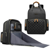 WITSTEP Diaper Bag Laptop Backpack, Black, Unisex