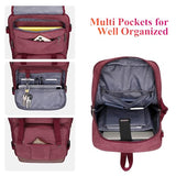 WITZMAN Canvas Travel Backpack for Women Large Laptop Backpack Fits 16 Inch