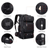 WITZMAN Carry on Travel Backpack for Men Airline Approved Convertible Nylon Duffle Backpack and Crossbody Bags Lightweight Casual Messenger Bag