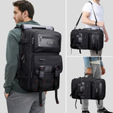 WITZMAN Carry On Travel Backpack for Men Duffle Bags Fit for 17 Inch Laptop Airline Approved Laptop Backpack(B685 Black)