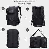 WITZMAN Carry On Travel Backpack for Men Duffle Bags Fit for 17 Inch Laptop Airline Approved Laptop Backpack(B685 Black)