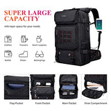 WITZMAN Carry-On Travel Backpack for Men - Nylon Duffle Backpack with Multi-Organization and Hanging Toiletry Bag