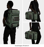 WITZMAN Convertible Travel Backpack for Men - Airline Approved, Nylon Duffle Backpack with Multi-organization, Hanging Toiletry Bag