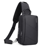 WITZMAN Mens Sling Bag Nylon Multiple Pockets Crossbody Shoulder Bag