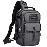WITZMAN Sling Bag for Men Casual Crossbody Bag Fits 9.7 Inch Ipad