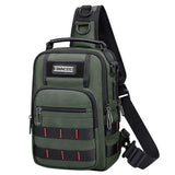 WITZMAN Sling Bag for Men Small Travel Crossbody Bag with USB Charging Port