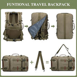 WITZMAN Travel Backpack for Men 40L Large Carry-on Airline Approved