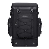 WITZMAN Travel Backpack for Men Women Carry on Bags for Airline Approved Convertible Duffle Luggage Backpack Shoe Compartment (B691 Classic Black)