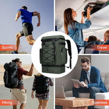 WITZMAN Travel Backpack for Men Women Carry-on Convertible Duffel Backpack