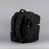 WOLFpak 35L Athletic Gym Backpack (Alpha Black) Durable 1000D Waterproof Oxford Material with MOLLE Webbing, Laptop Pocket & Dual Cup Holders, Durable Fitness/Travel/Military Daypack