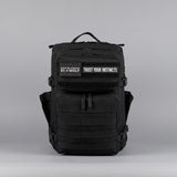 WOLFpak 35L Athletic Gym Backpack (Alpha Black) Durable 1000D Waterproof Oxford Material with MOLLE Webbing, Laptop Pocket & Dual Cup Holders, Durable Fitness/Travel/Military Daypack