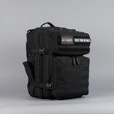 WOLFpak 35L Athletic Gym Backpack (Alpha Black) Durable 1000D Waterproof Oxford Material with MOLLE Webbing, Laptop Pocket & Dual Cup Holders, Durable Fitness/Travel/Military Daypack