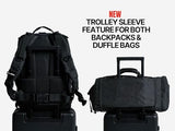 WOLFpak 35L Athletic Gym Backpack (Alpha Black) Durable 1000D Waterproof Oxford Material with MOLLE Webbing, Laptop Pocket & Dual Cup Holders, Durable Fitness/Travel/Military Daypack