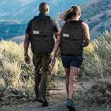 WOLT Military Tactical Backpack for Men 45L Molle Backpack 3 Day Assault Pack Bug Out Bag, Heavy Duty Rucksack for Hiking Gym(Black)