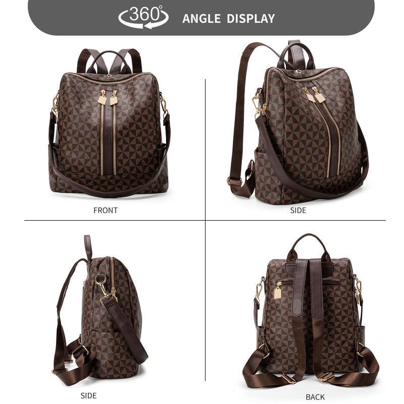 Womens Backpack Purse Leather Anti - theft Large Fashion Designer Travel Backpack Bag Men's Backpack Shoulder Bags
