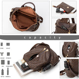 Womens Backpack Purse Leather Anti - theft Large Fashion Designer Travel Backpack Bag Men's Backpack Shoulder Bags