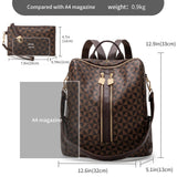 Womens Backpack Purse Leather Anti - theft Large Fashion Designer Travel Backpack Bag Men's Backpack Shoulder Bags