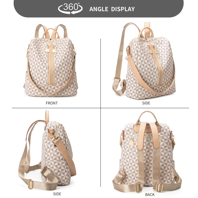 Womens Backpack Purse Leather Anti - theft Large Fashion Designer Travel Backpack Bag Men's Backpack Shoulder Bags