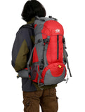 WoneNice 50L(45+5) Waterproof Hiking Backpack - Outdoor Sport Daypack with Rain Cover