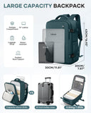 WONHOX Large Travel Backpack for Women Men, 40L Carry On Backpack, Laptop Waterproof Backpacks, Backpacks for Women, Person Item Flight Approved,Mochila De Viaje