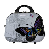 World Traveler Butterfly 2 - Piece Carry - On Polycarbonate Hardside Expandable Spinner Luggage Set