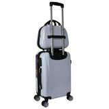 World Traveler Butterfly 3 - Piece Polycarbonate Hardside Expandable Spinner Luggage Set with Enhanced Wheel System