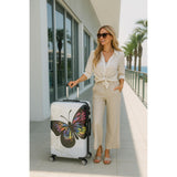 World Traveler Butterfly Luggage, 4 - Piece Set