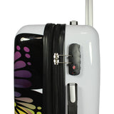 World Traveler Butterfly Luggage, 4 - Piece Set