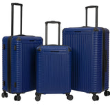 World Traveler Dejuno Abrams 3 - Piece Lightweight Hardside Spinner Luggage Set - Navy