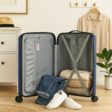 World Traveler Dejuno Abrams 3 - Piece Lightweight Hardside Spinner Luggage Set - Navy