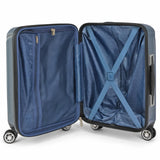 World Traveler Dejuno Beaumont Lightweight Hardside Expandable Spinner Luggage, Blue, 3 - Piece Set(20in,26in,30in)