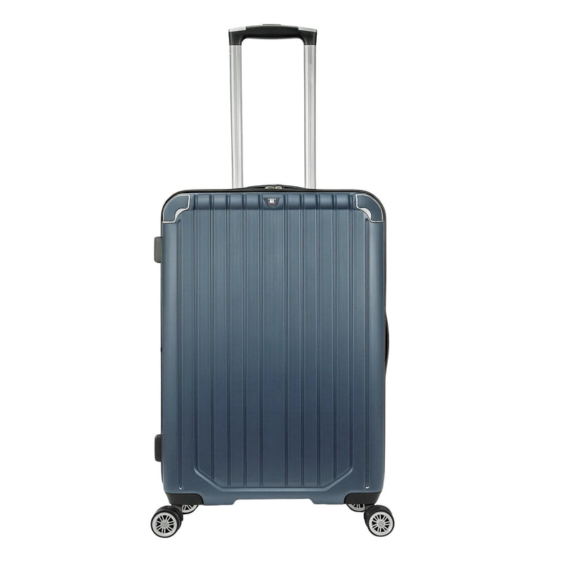 World Traveler Dejuno Beaumont Lightweight Hardside Expandable Spinner Luggage, Blue, Carry - On