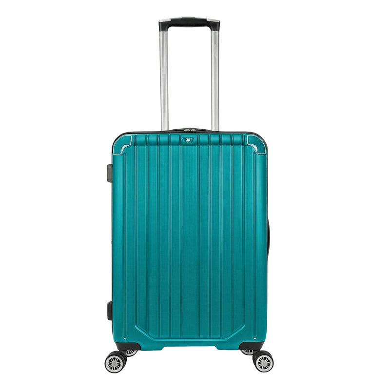 World Traveler Dejuno Beaumont Lightweight Hardside Expandable Spinner Luggage, Teal, Carry - On