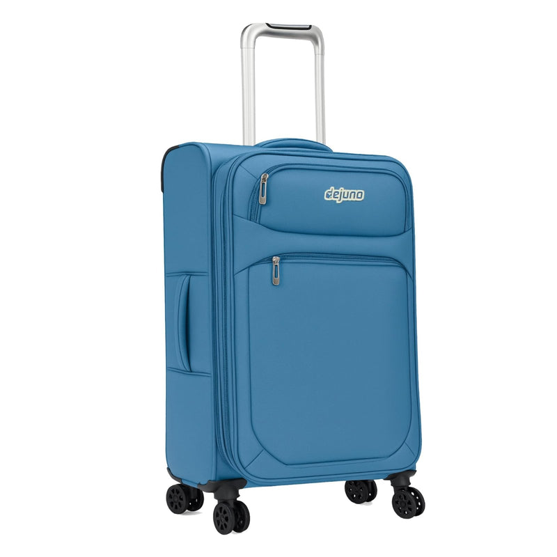 World Traveler Dejuno Cirrus 20 - Inch Carry - On Lightweight Expandable Spinner Luggage - Blue