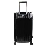 World Traveler Dejuno Colossus Polycarbonate Hardside Expandable Spinner Luggage with TSA Lock and Front Handle, Black, 2 - Piece Set(26in,30in)