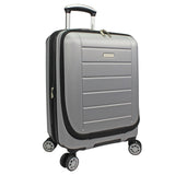 World Traveler Dejuno Compact 20" Carry - on Luggage with Laptop Pocket - Silver