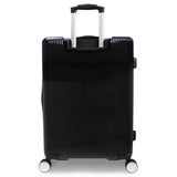 World Traveler Dejuno Monarch 26 - Inch Lightweight Hardside Polycarbonate Expandable Spinner Luggage with TSA Lock - Black