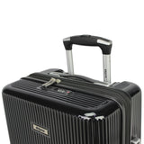 World Traveler Dejuno Monarch 26 - Inch Lightweight Hardside Polycarbonate Expandable Spinner Luggage with TSA Lock - Black