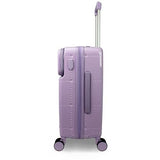 World Traveler Dejuno Smart 20-Inch Carry-On Luggage with USB Ports - Lavender