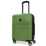 World Traveler Dejuno Tonal 20 - Inch Carry - On Polycarbonate Lightweight Hardside Expandable Spinner Luggage Suitcase with TSA Lock - Matcha