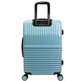 World Traveler Dejuno Tonal 28 - Inch Polycarbonate Lightweight Hardside Expandable Spinner Luggage Suitcase with TSA Lock - Glacier