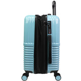 World Traveler Dejuno Tonal 28 - Inch Polycarbonate Lightweight Hardside Expandable Spinner Luggage Suitcase with TSA Lock - Glacier