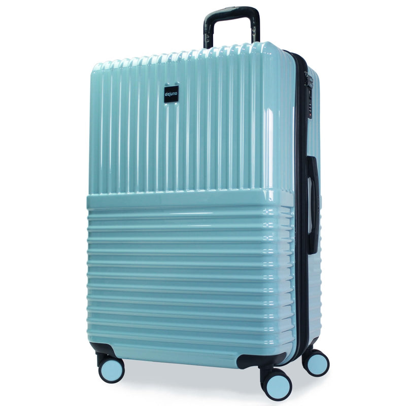 World Traveler Dejuno Tonal 28 - Inch Polycarbonate Lightweight Hardside Expandable Spinner Luggage Suitcase with TSA Lock - Glacier