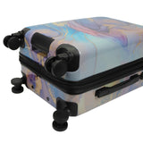 World Traveler Dejuno Wave Marble 3 - Piece Expandable Spinner Luggage Set