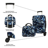 World Traveler Hardside 2-Piece Carry-On Spinner Luggage Set - Paisley
