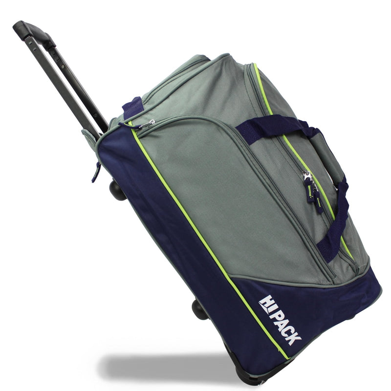 World Traveler Hipack 20 - Inch Carry - On Sports Rolling Duffel Bag - Grey Navy